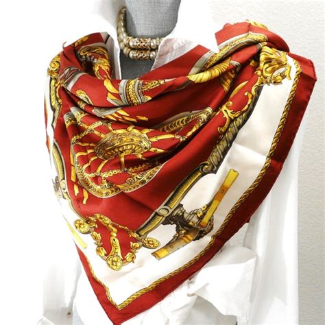 hermes vintage silk scarves|authentic hermes scarves.